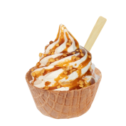 Sundae Extra Caramel Crunchy Crisp,Soft Ice Corner,Angelo,Good Choice;Small 3,35 - Large 3,85